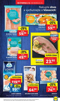 Lidl Čtvrtek od 5.12. do 8.12.2024