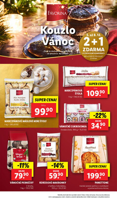 Lidl Čtvrtek od 5.12. do 8.12.2024