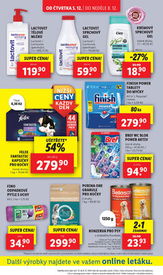 Lidl Čtvrtek od 5.12. do 8.12.2024