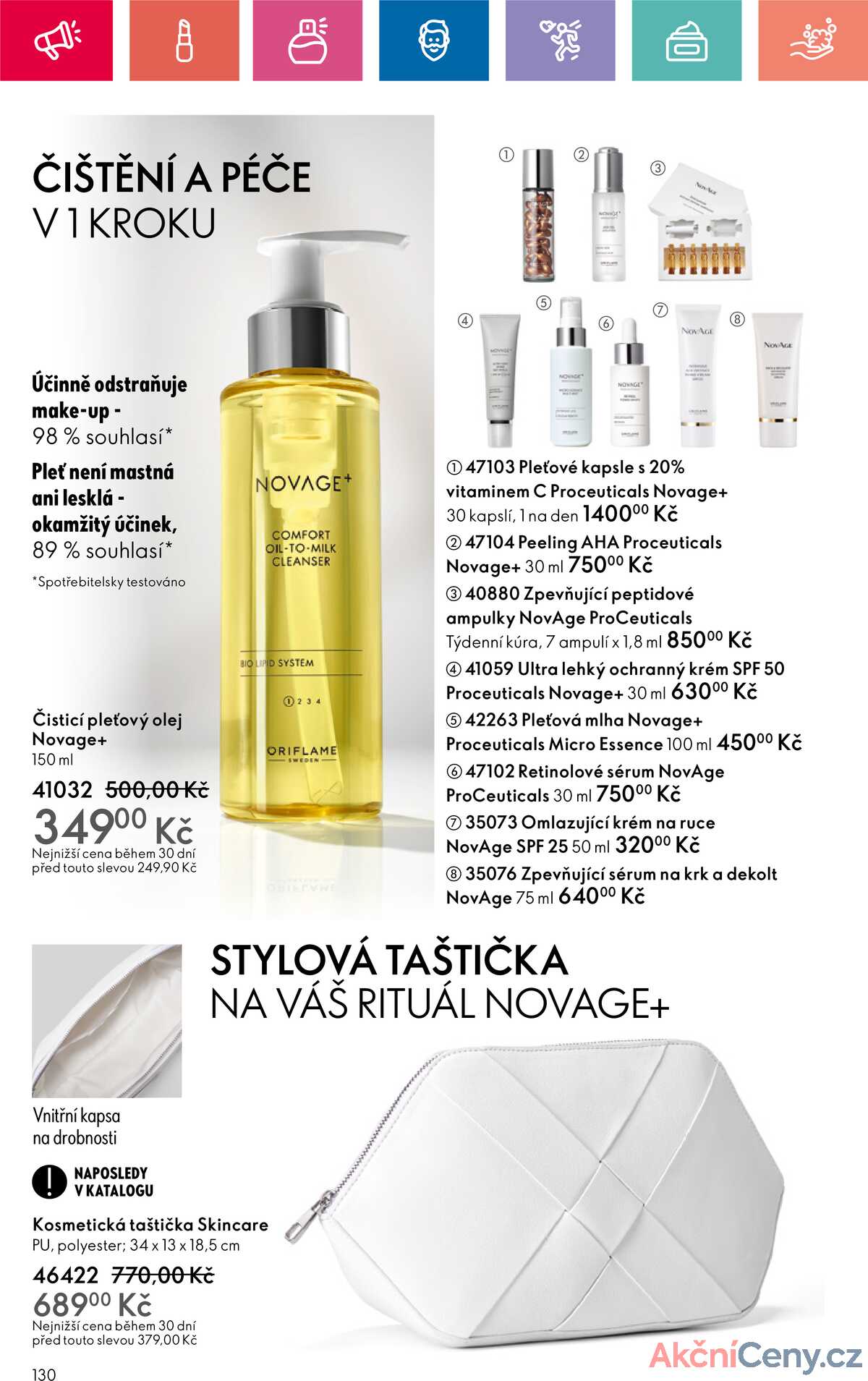 Leták Oriflame strana 130/180