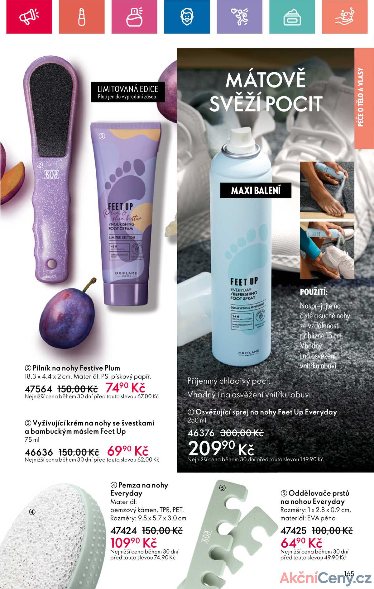 Leták Oriflame strana 165/180