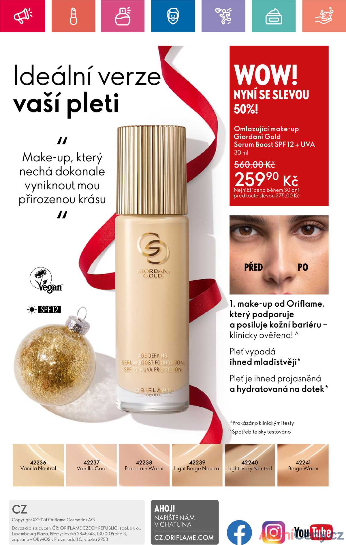 Leták Oriflame strana 180/180