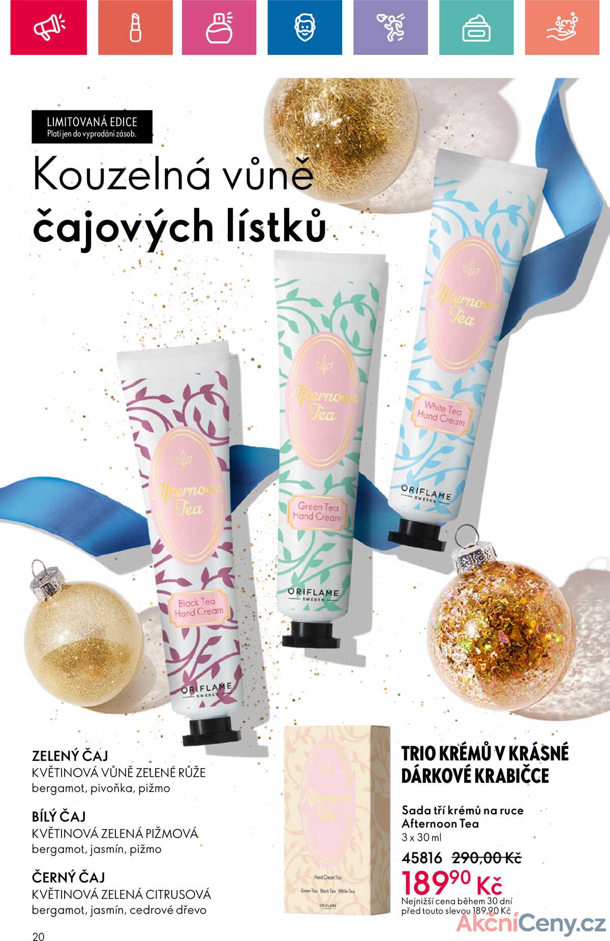 Leták Oriflame strana 20/180