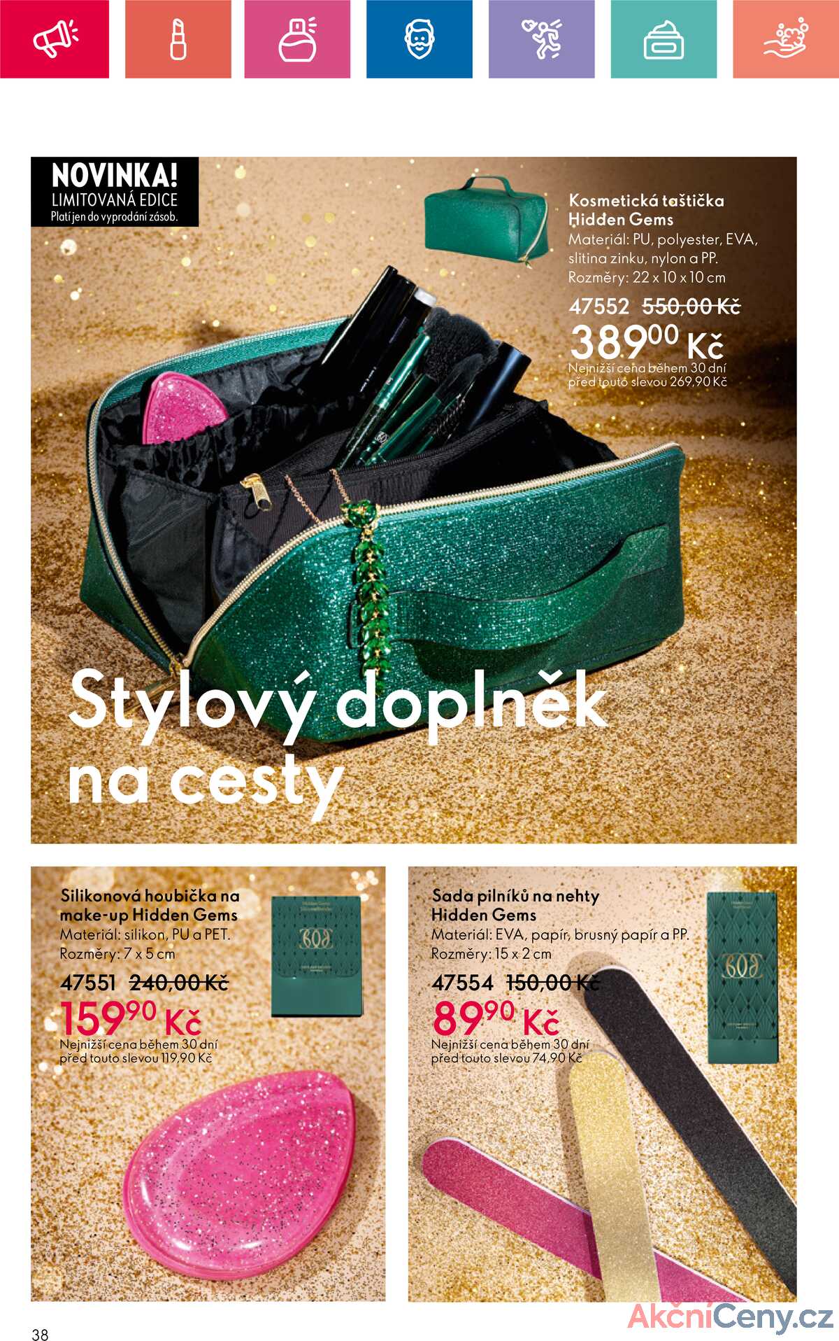 Leták Oriflame strana 38/180