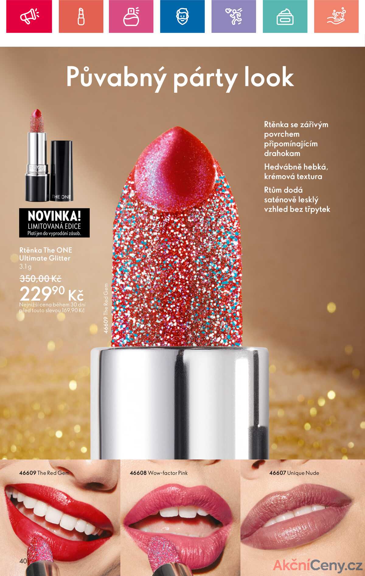 Leták Oriflame strana 40/180