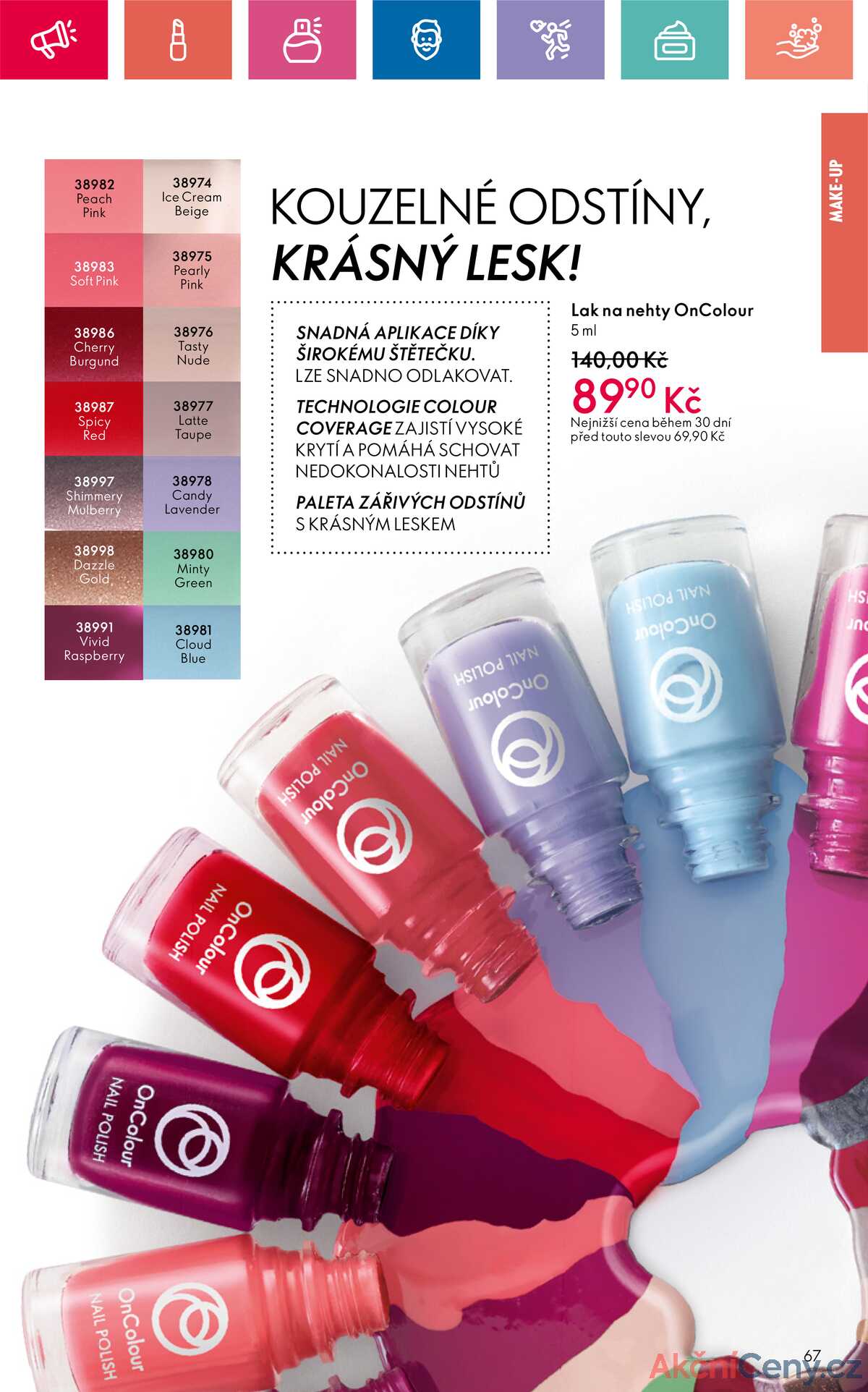 Leták Oriflame strana 67/180