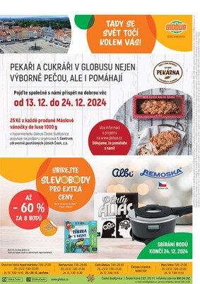 Akční leták Globus 18.12. - 24.12.2024 - Globus České Budějovice