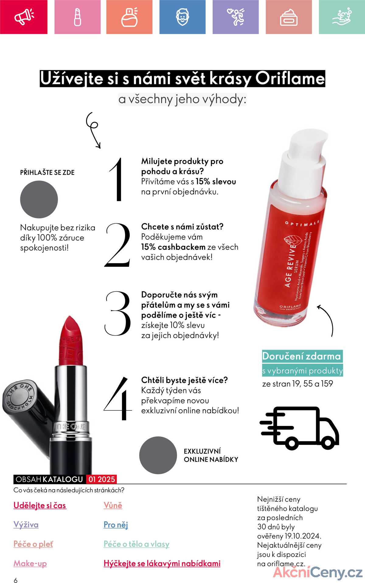 Leták Oriflame strana 6/164