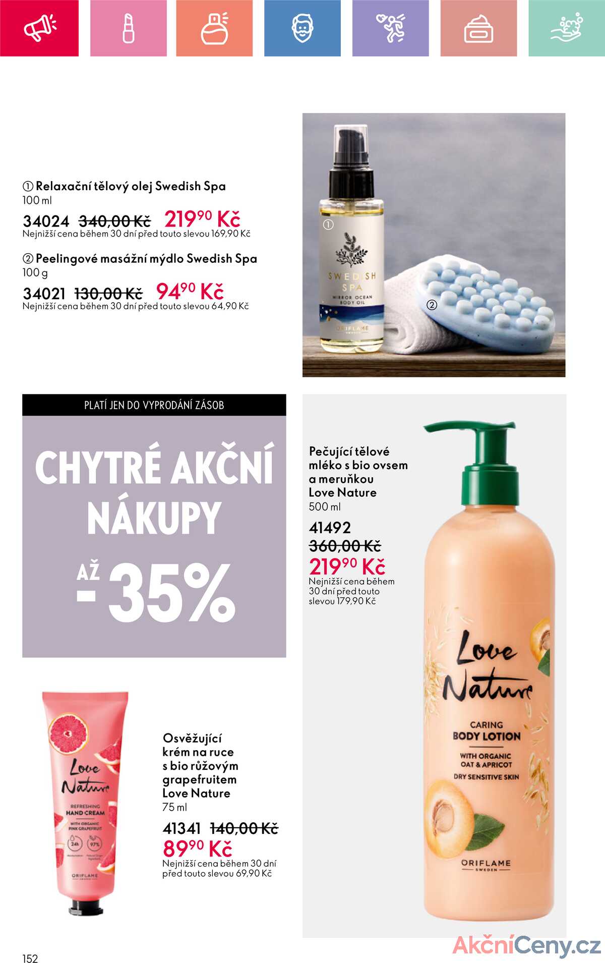 Leták Oriflame strana 152/164