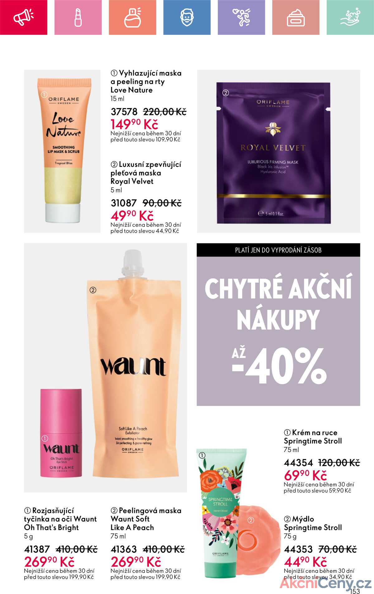 Leták Oriflame strana 153/164