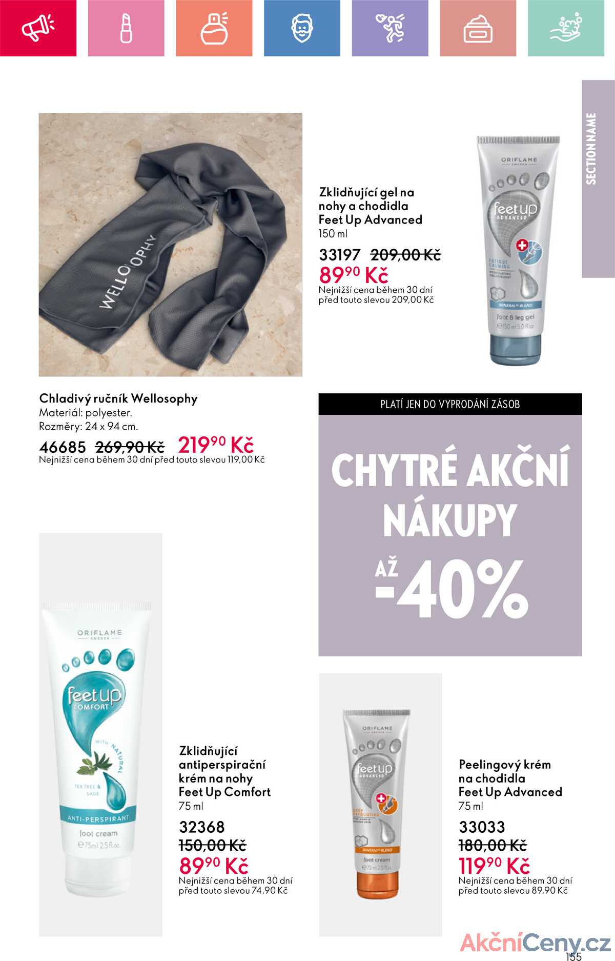 Leták Oriflame strana 155/164