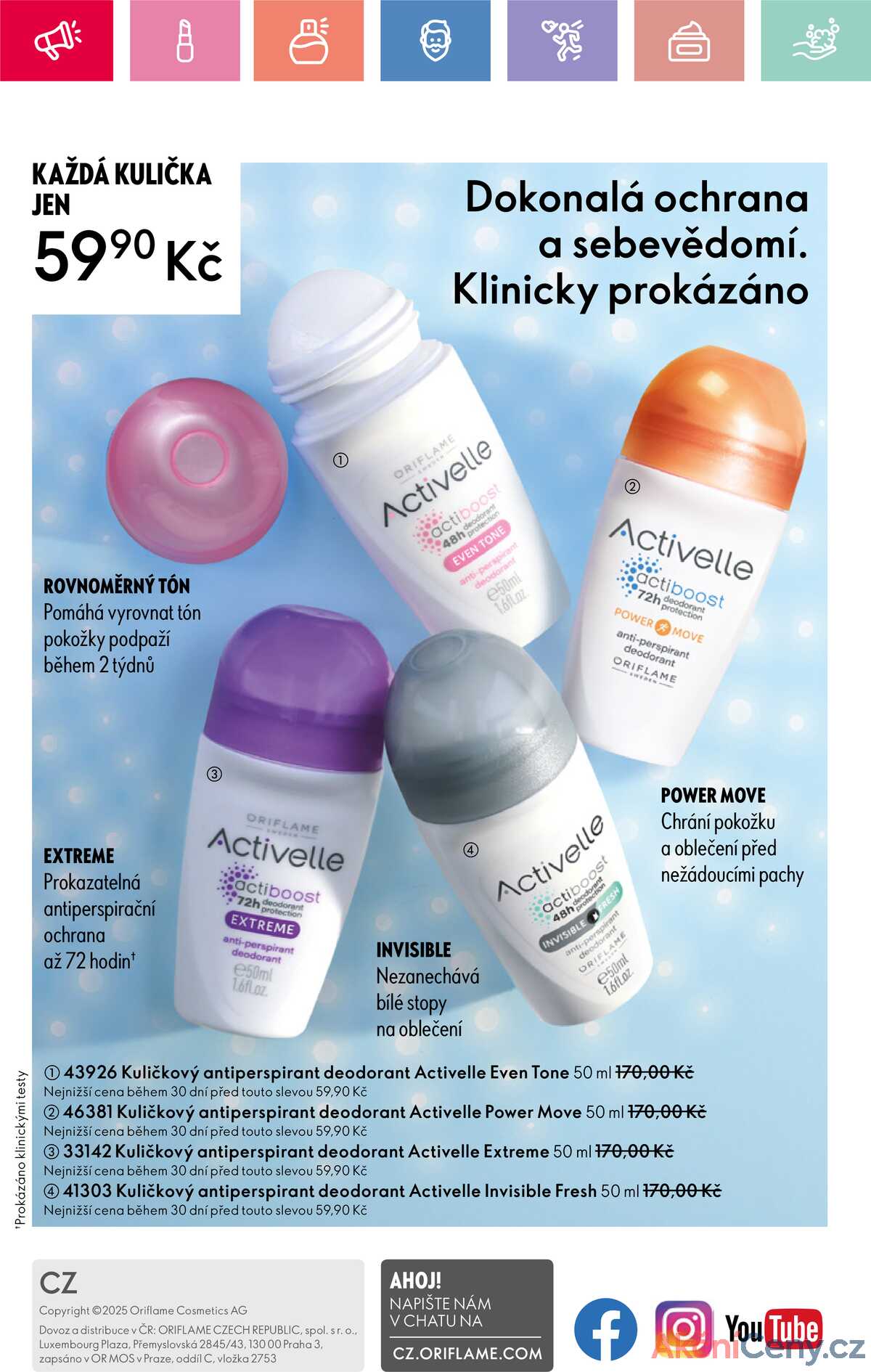 Leták Oriflame strana 164/164