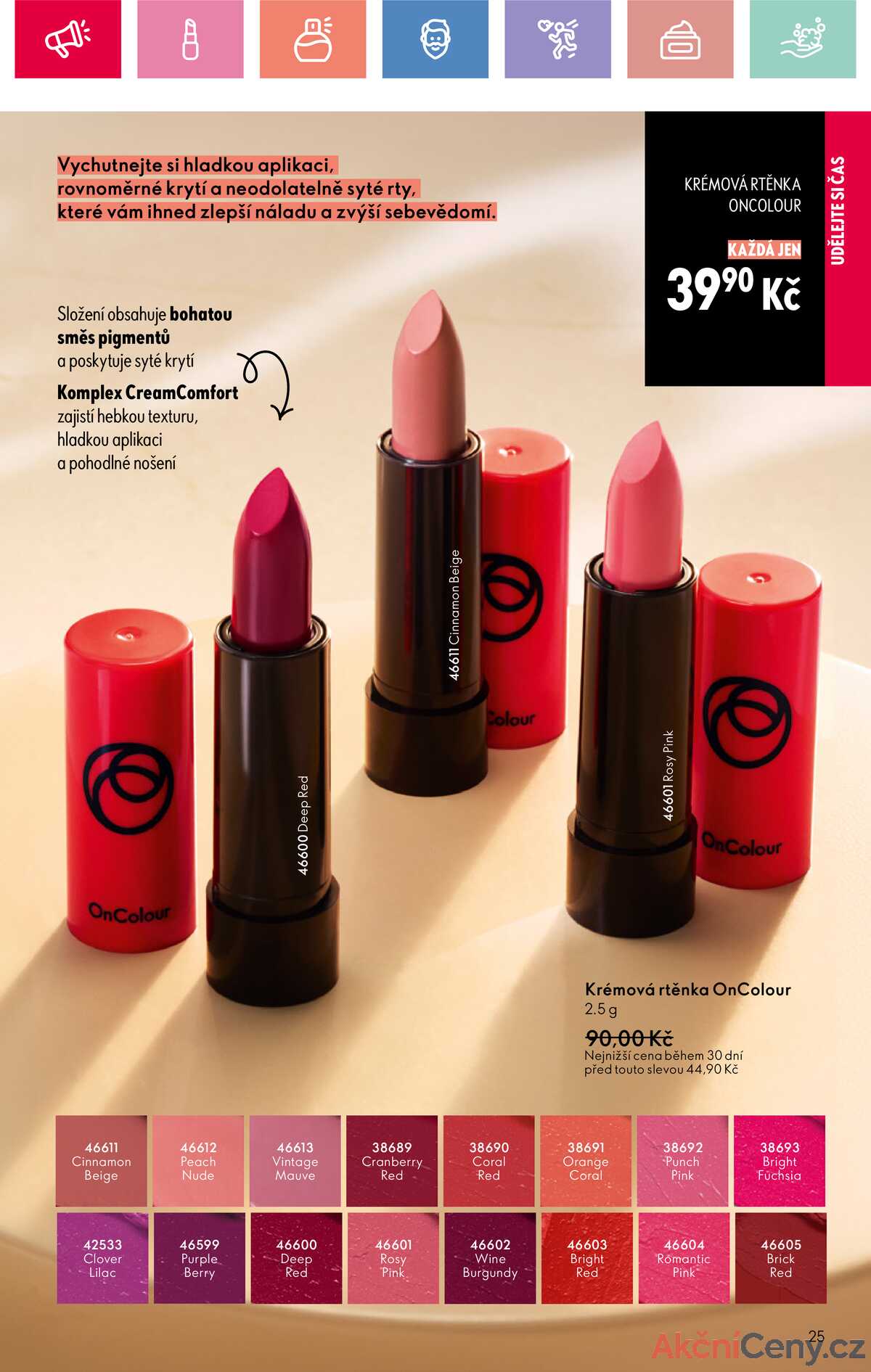 Leták Oriflame strana 25/164