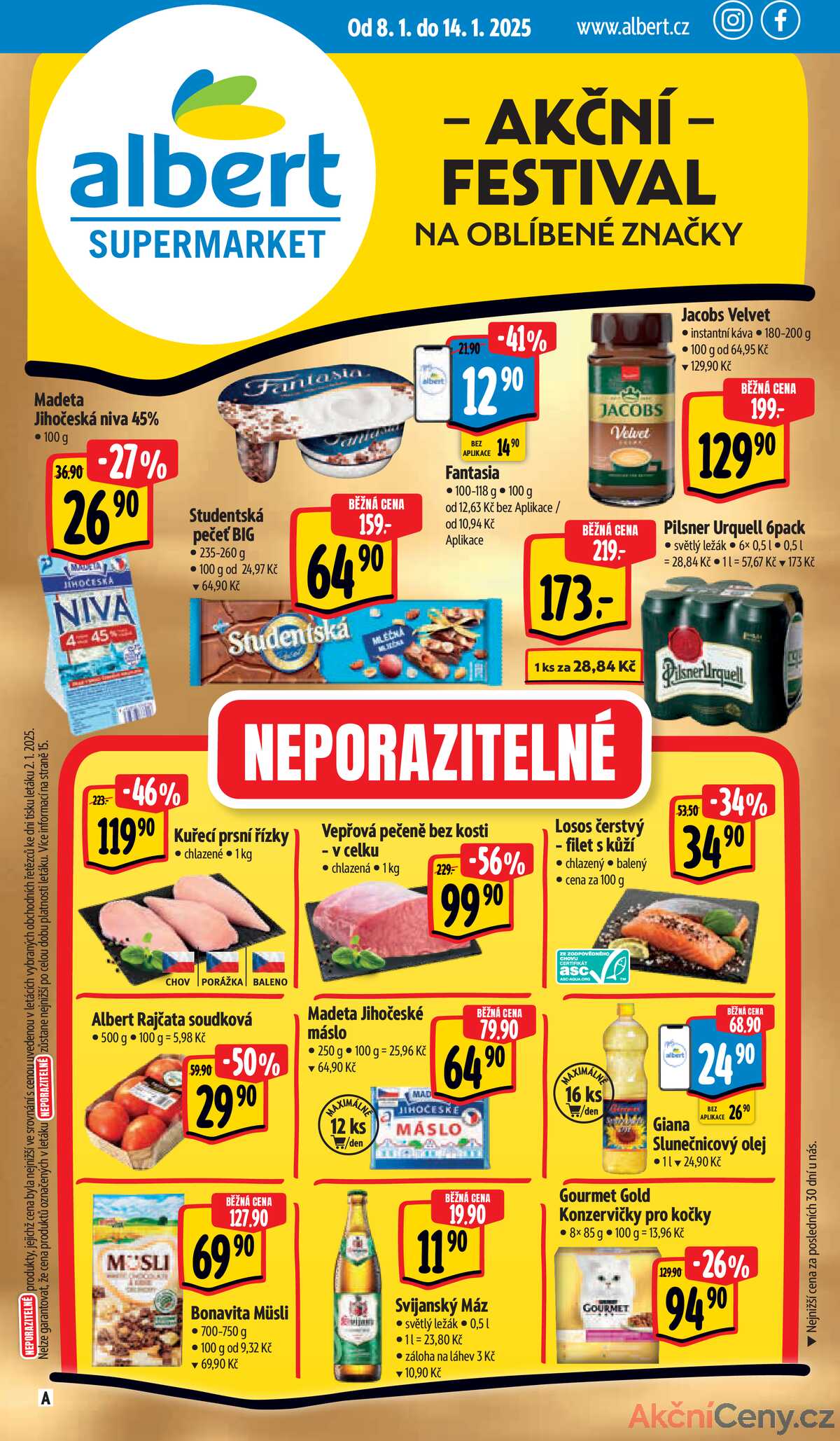 Leták Albert Supermarket strana 1/28