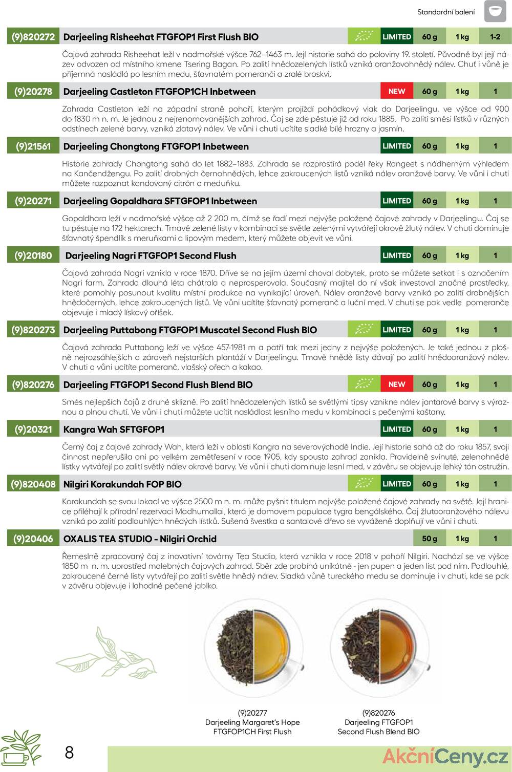 Leták Oxalis - čaj a káva
		  platný do 31.12.2025 - strana 10
