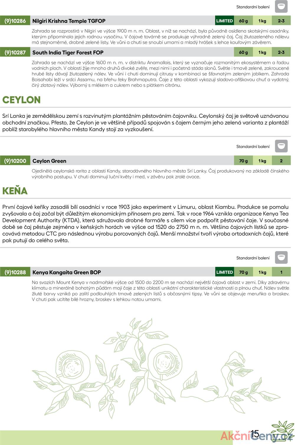 Leták Oxalis - čaj a káva
		  platný do 31.12.2025 - strana 17