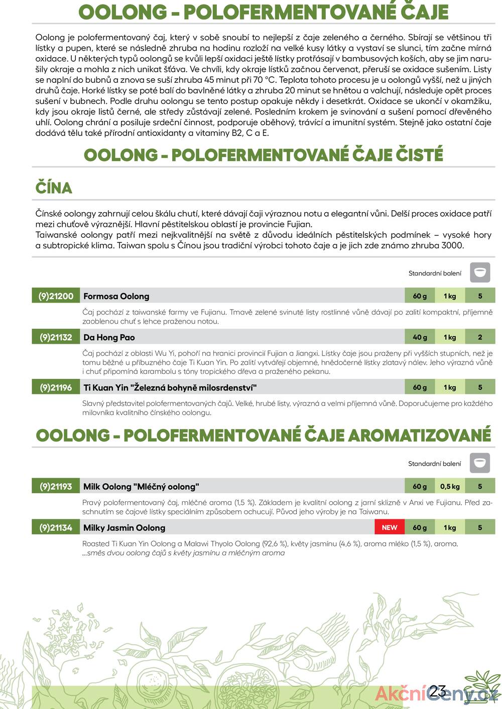 Leták Oxalis - čaj a káva
		  platný do 31.12.2025 - strana 25