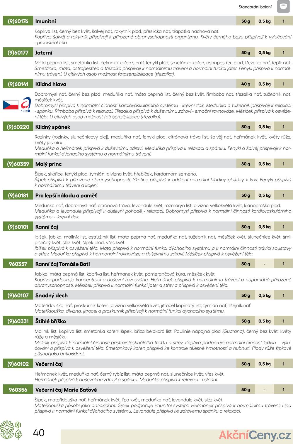Leták Oxalis - čaj a káva
		  platný do 31.12.2025 - strana 42