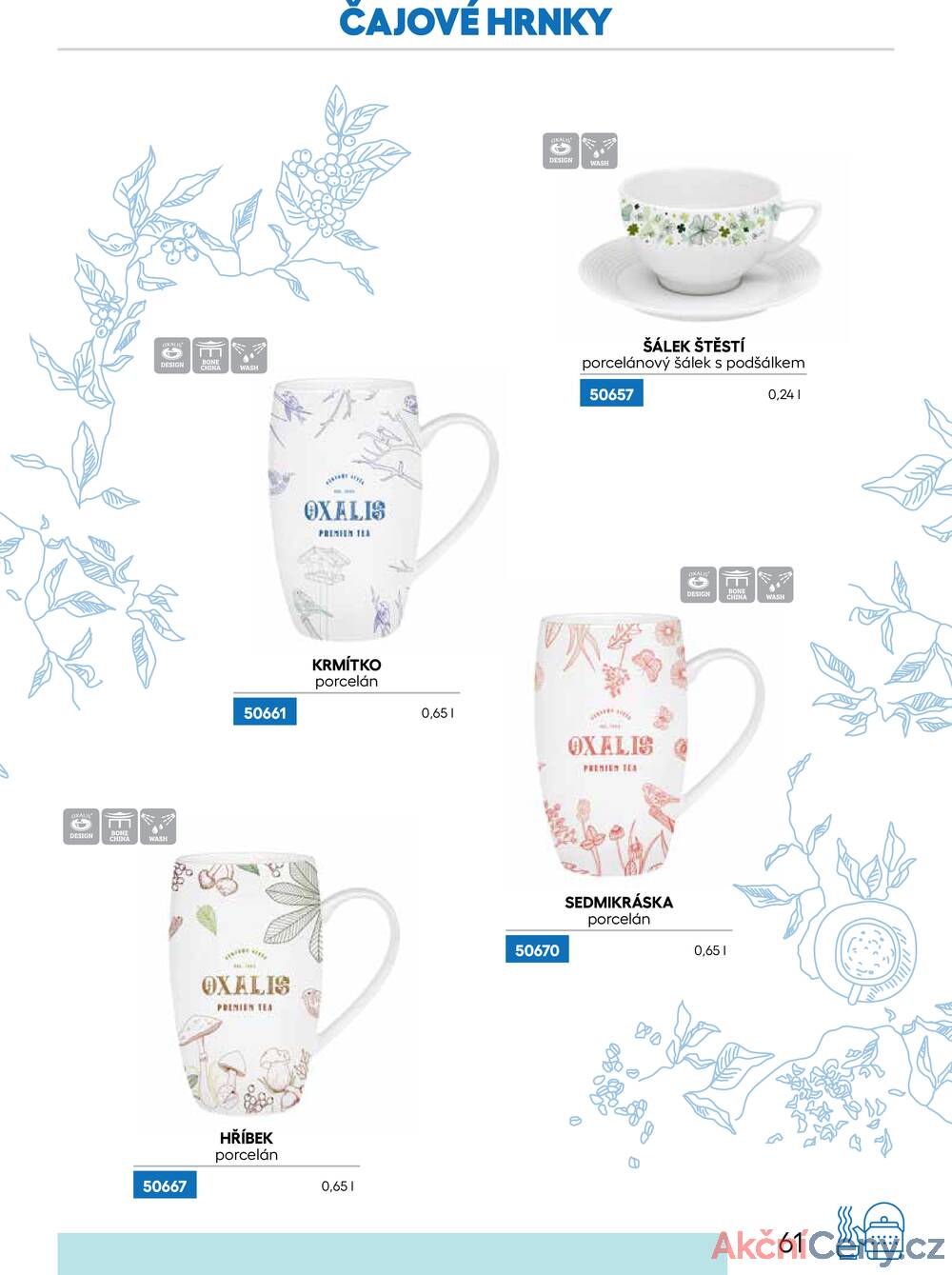 Leták Oxalis - čaj a káva
		  platný do 31.12.2025 - strana 63