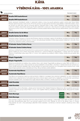 Leták Oxalis - čaj a káva
		  platný do 31.12.2025 - strana 51