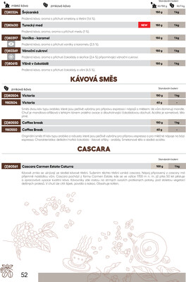 Leták Oxalis - čaj a káva
		  platný do 31.12.2025 - strana 54