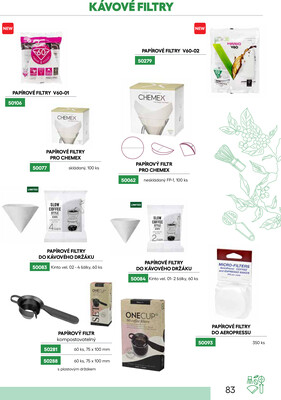 Leták Oxalis - čaj a káva
		  platný do 31.12.2025 - strana 85