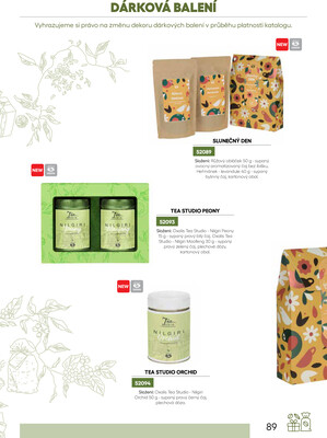 Leták Oxalis - čaj a káva
		  platný do 31.12.2025 - strana 91