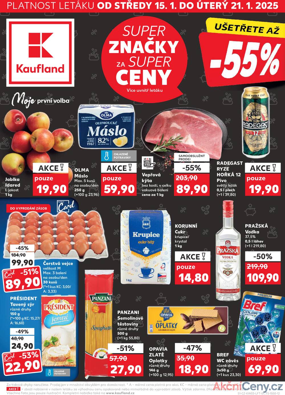 Leták Kaufland - Kaufland 15.1. - 21.1. - Kaufland - Prachatice - strana 1