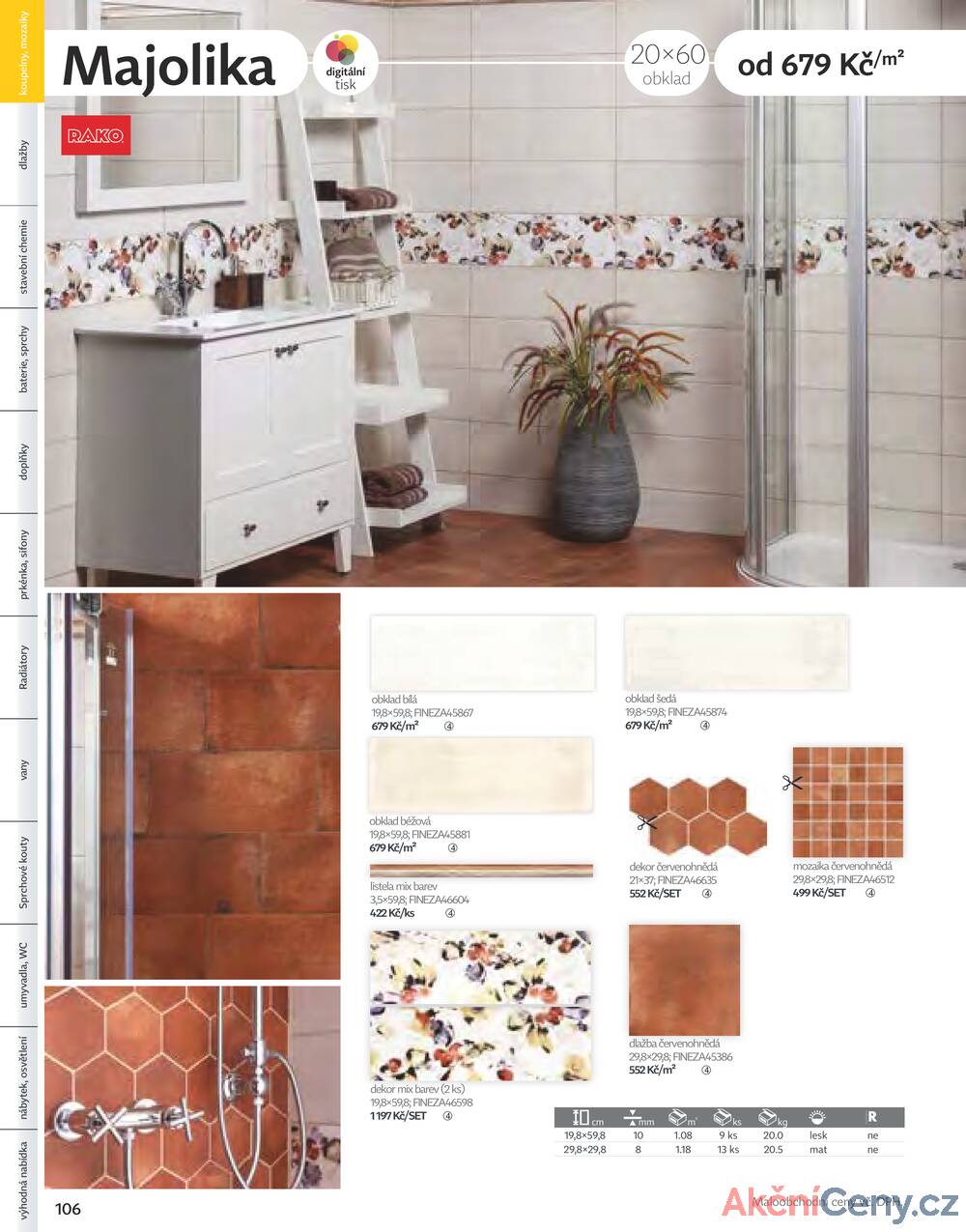 Leták Siko koupelny
platný do 31.12.2025 - strana 106
