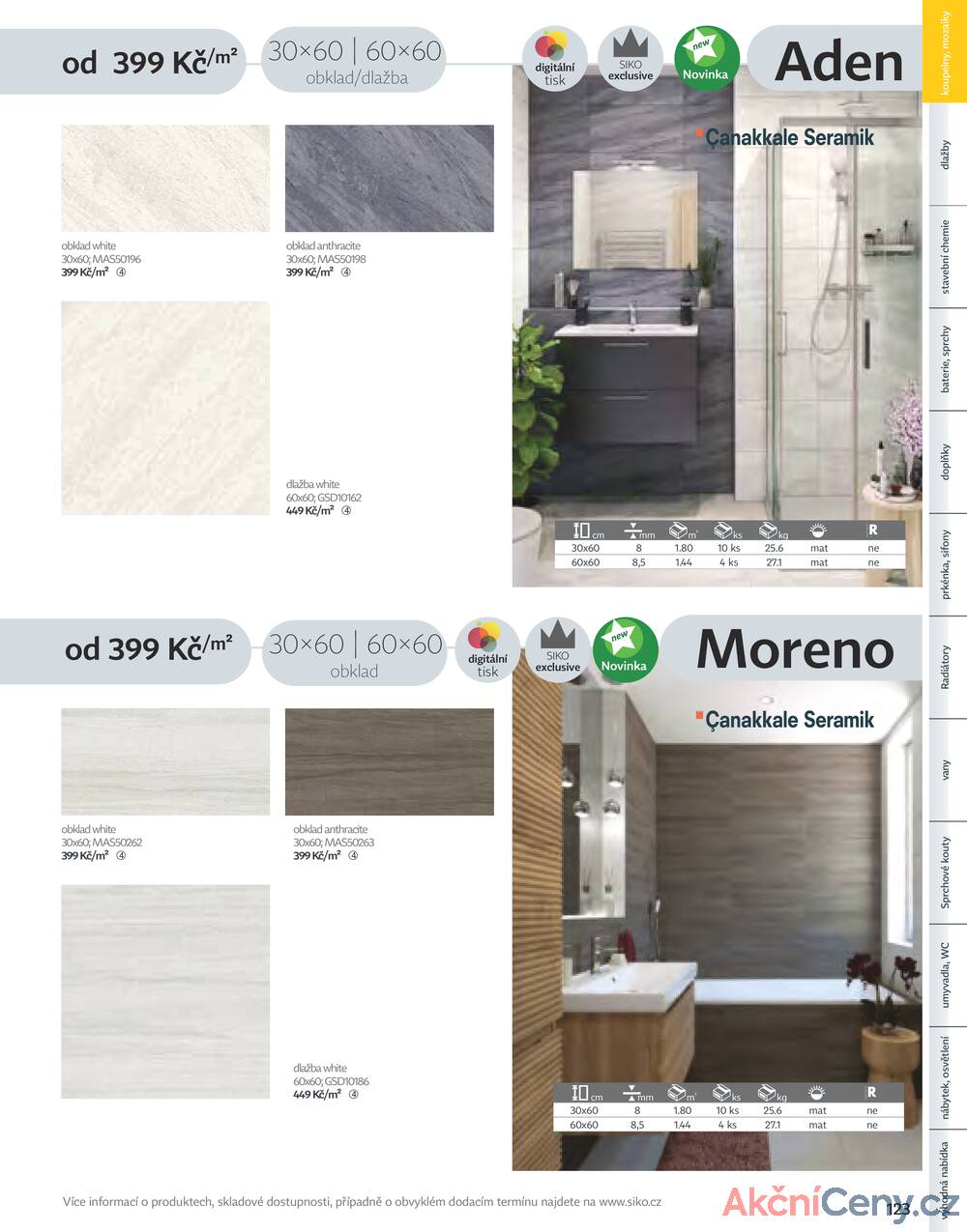 Leták Siko koupelny
platný do 31.12.2025 - strana 123