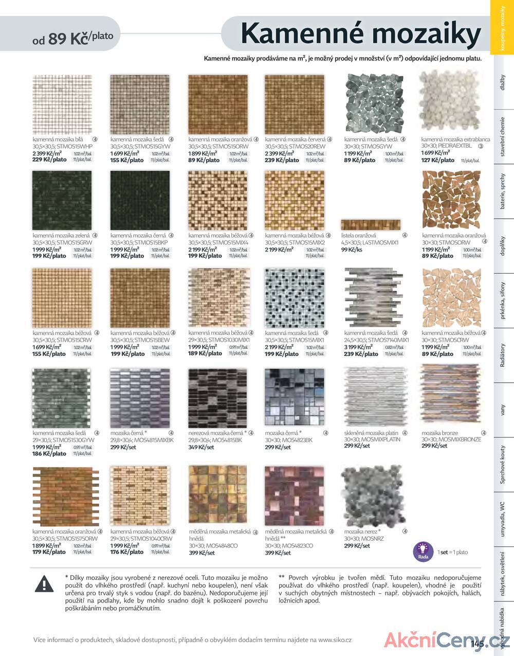 Leták Siko koupelny
platný do 31.12.2025 - strana 145