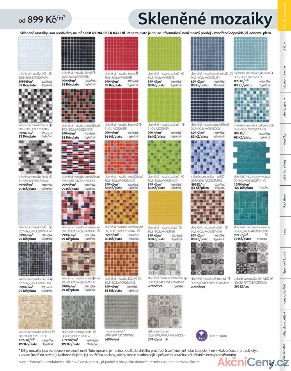 Leták Siko koupelny
platný do 31.12.2025 - strana 147