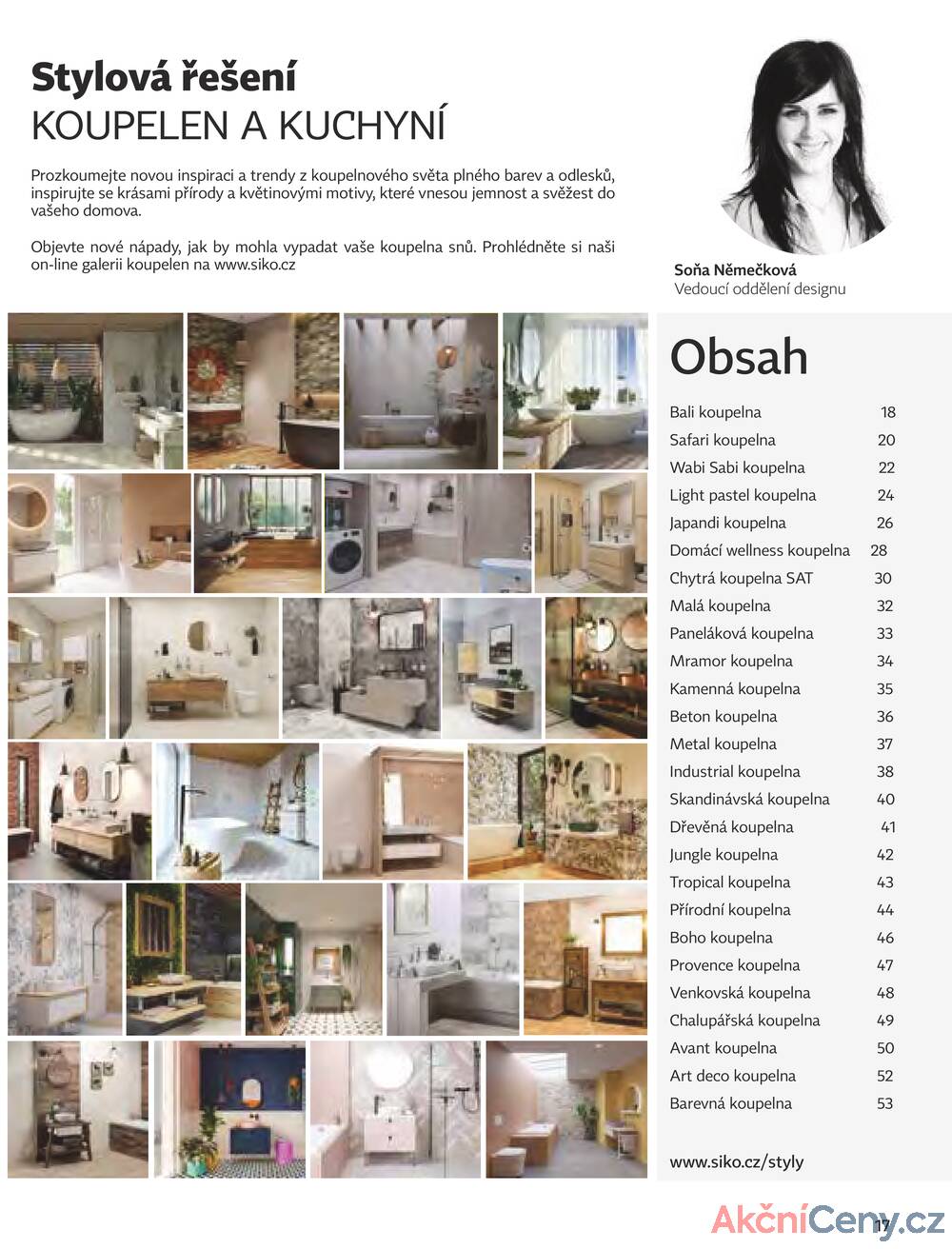 Leták Siko koupelny
platný do 31.12.2025 - strana 17