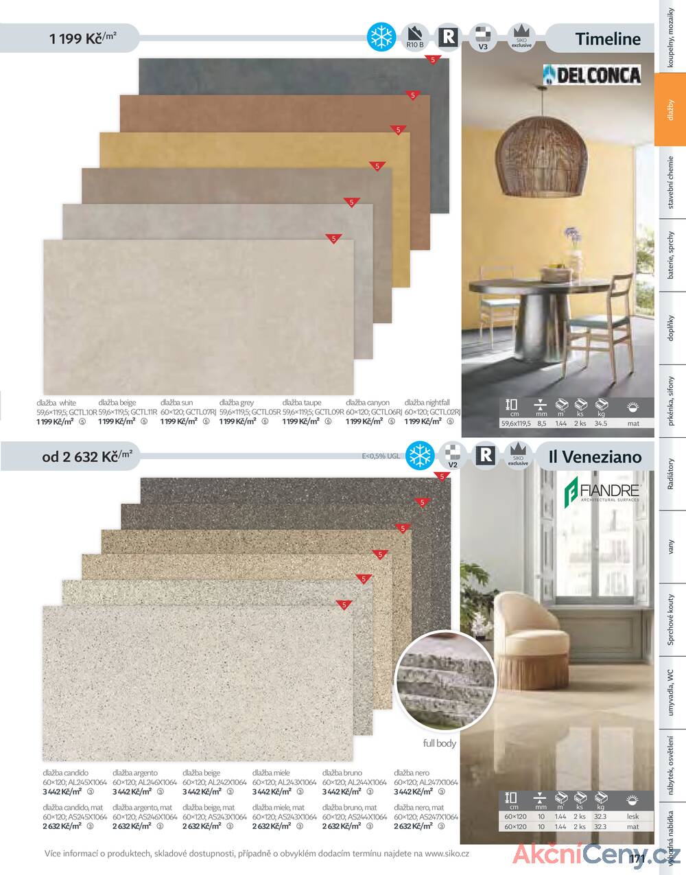 Leták Siko koupelny
platný do 31.12.2025 - strana 171