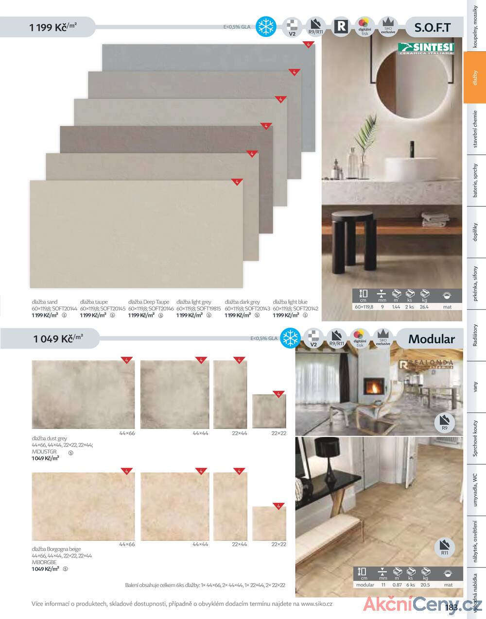 Leták Siko koupelny
platný do 31.12.2025 - strana 183