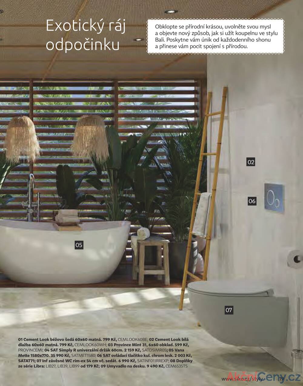 Leták Siko koupelny
platný do 31.12.2025 - strana 19