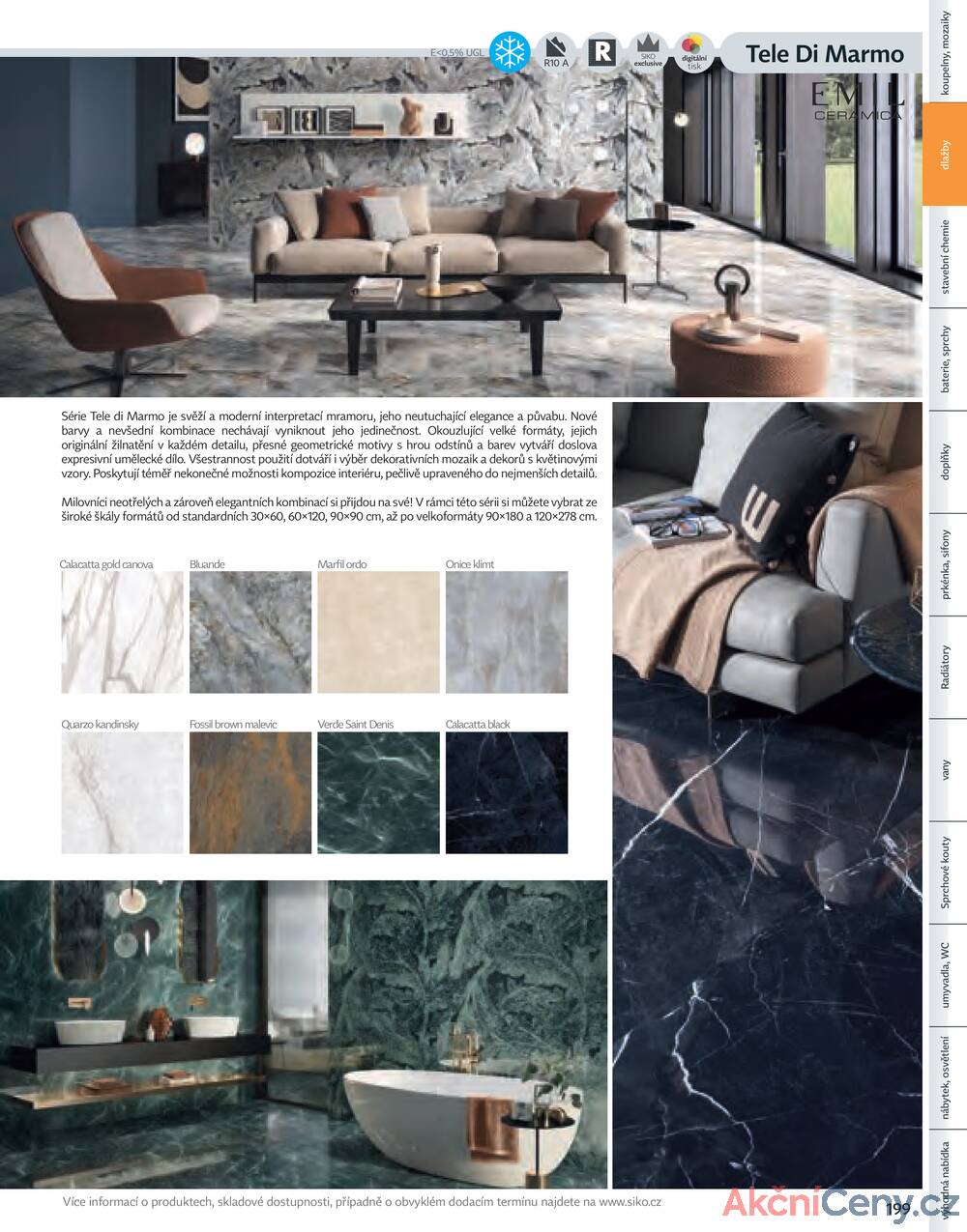 Leták Siko koupelny
platný do 31.12.2025 - strana 199