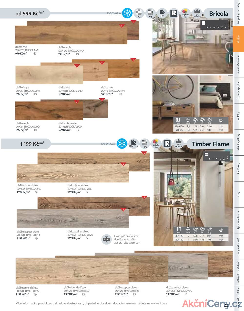 Leták Siko koupelny
platný do 31.12.2025 - strana 221