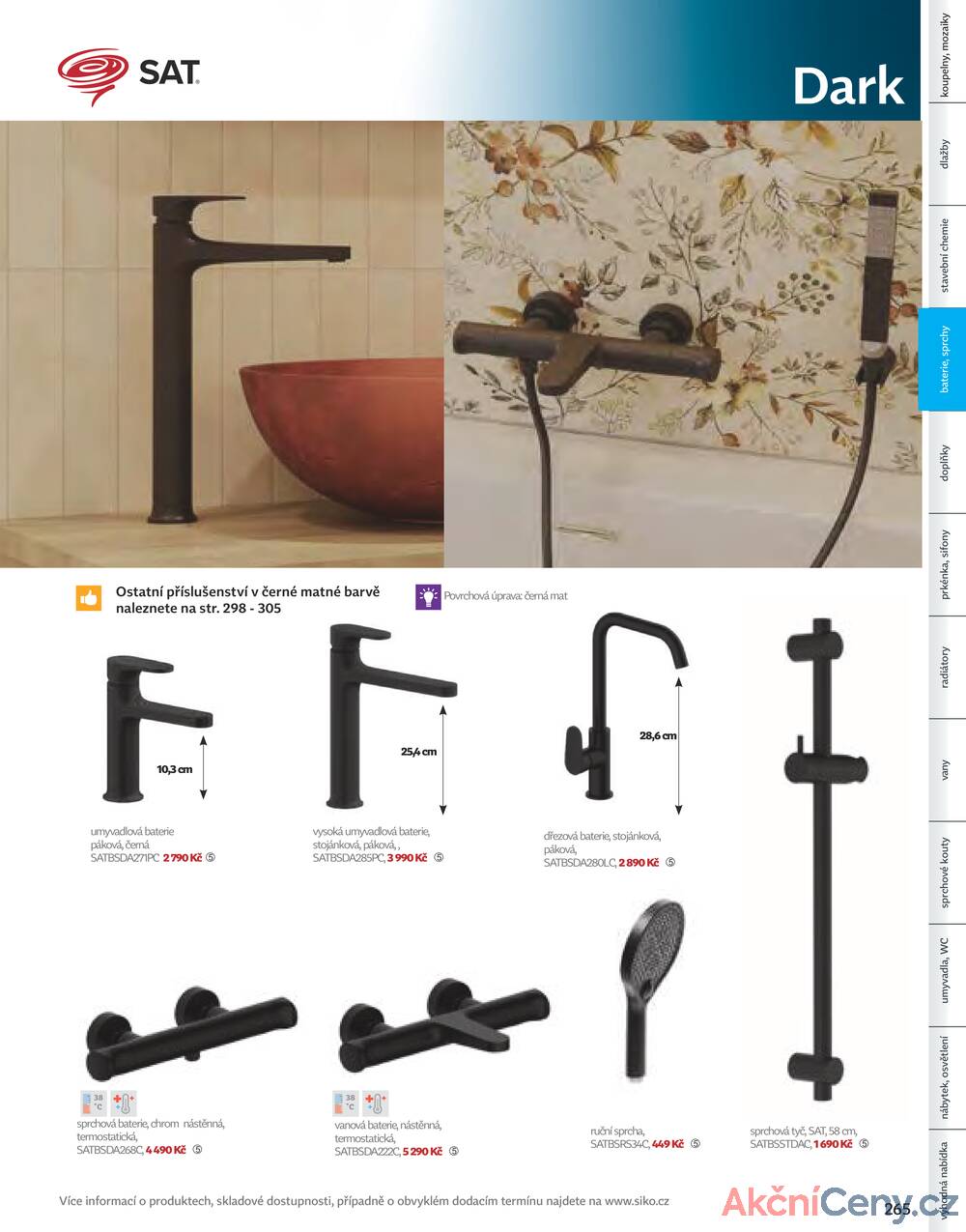 Leták Siko koupelny
platný do 31.12.2025 - strana 265