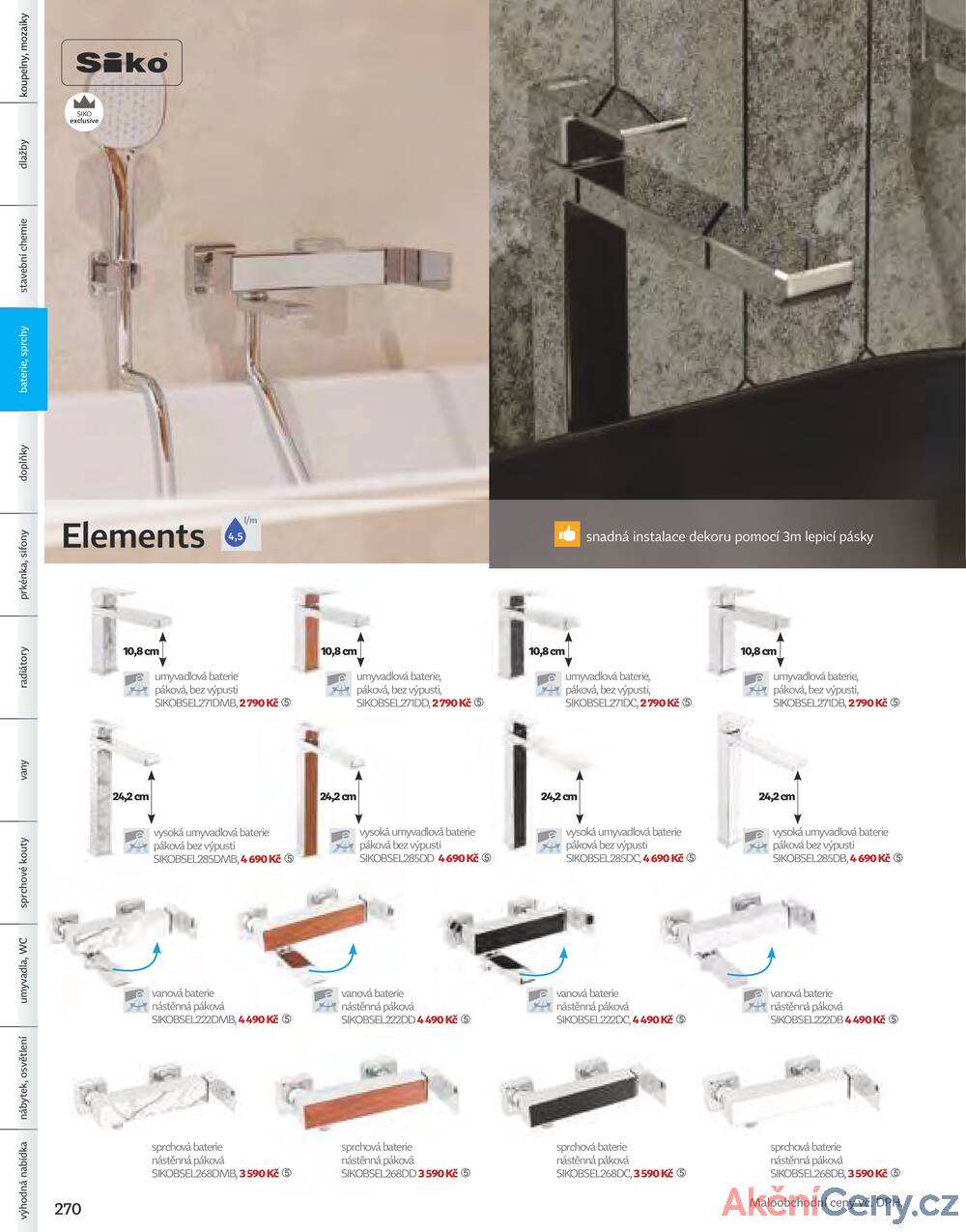 Leták Siko koupelny
platný do 31.12.2025 - strana 270
