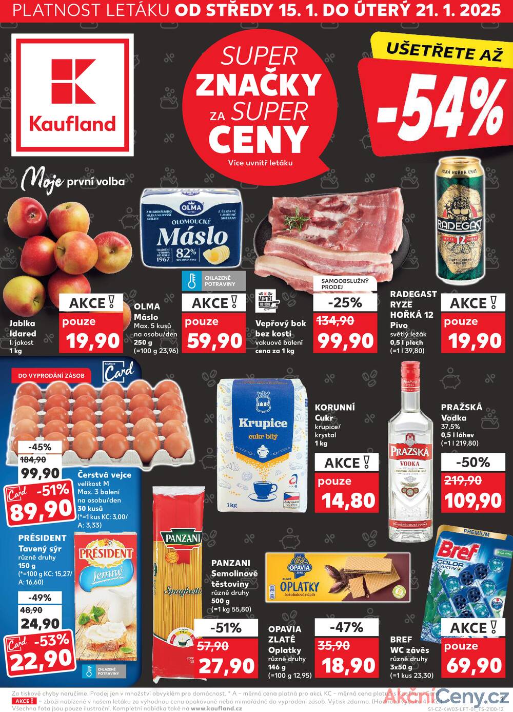 Leták Kaufland - Kaufland 15.1. - 21.1. - Kaufland - Brno - Slatina - strana 1