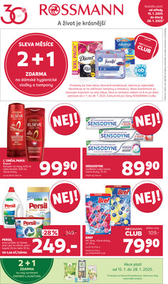 Leták Rossmann od 15.1. do 28.1.2025