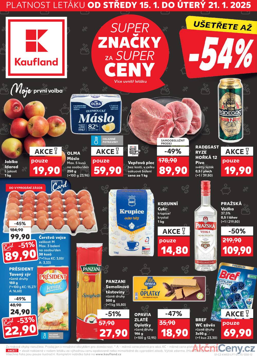 Leták Kaufland - Kaufland 15.1. - 21.1. - Kaufland Humpolec - strana 1