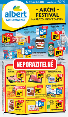 Leták Albert Supermarket od 22.1. do 28.1.2025