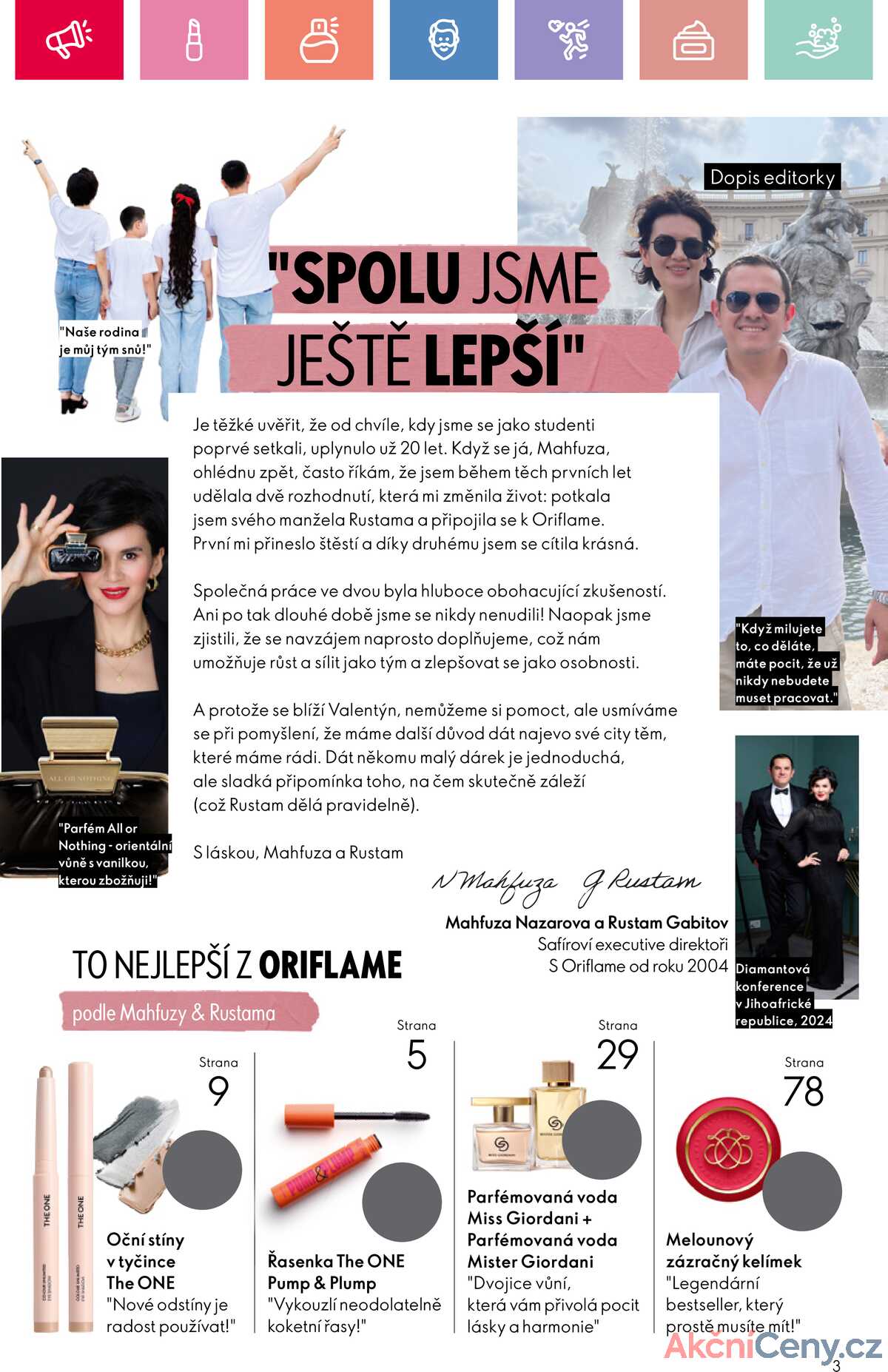 Leták Oriflame strana 3/164