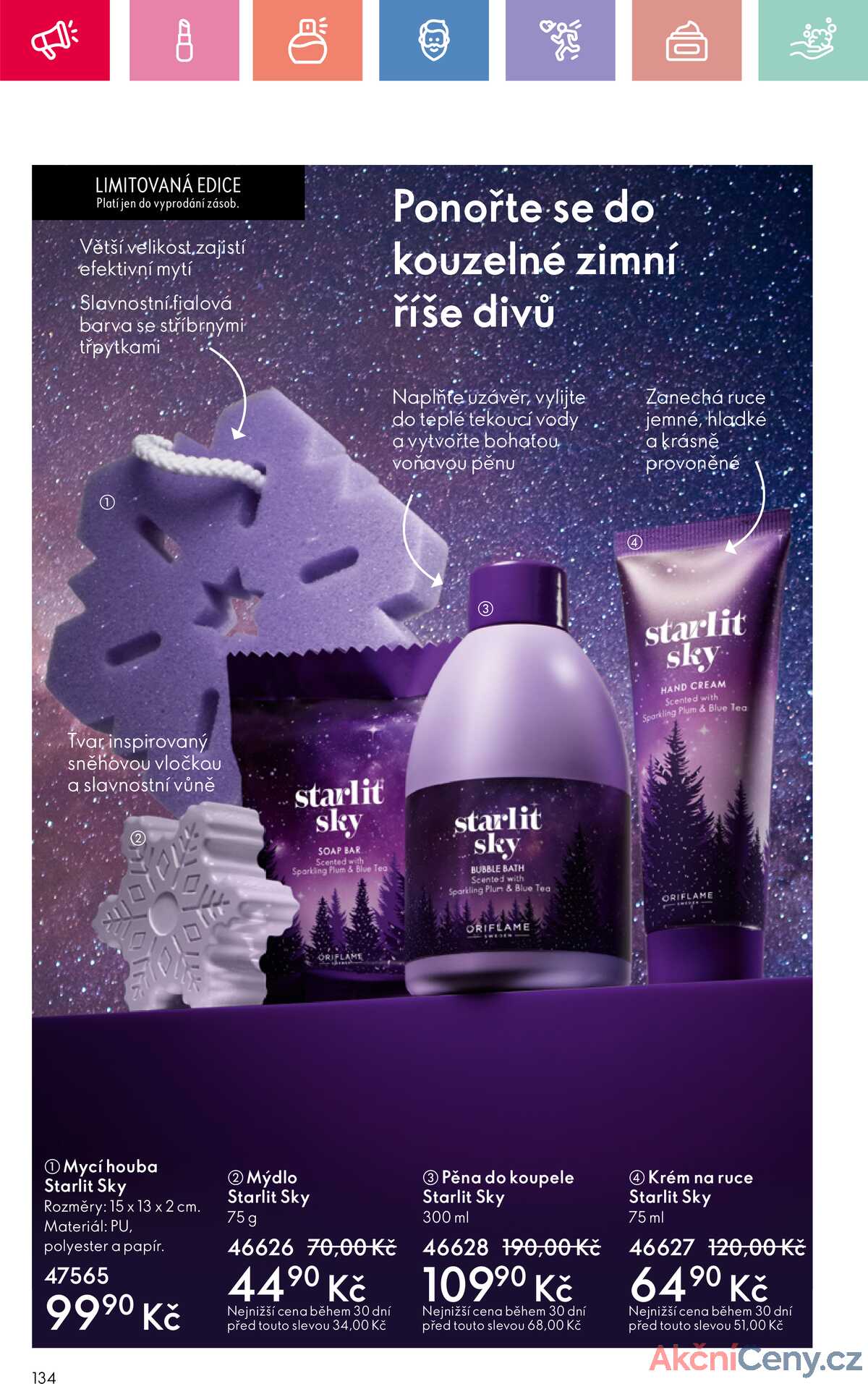 Leták Oriflame strana 134/164