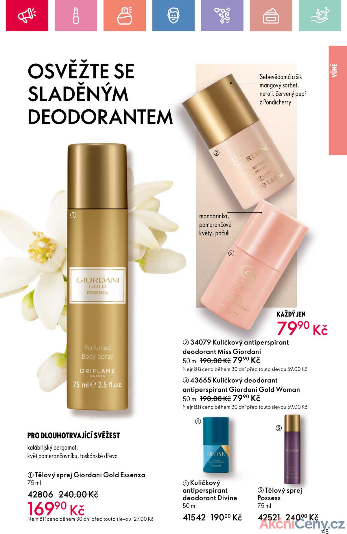 Leták Oriflame strana 45/164