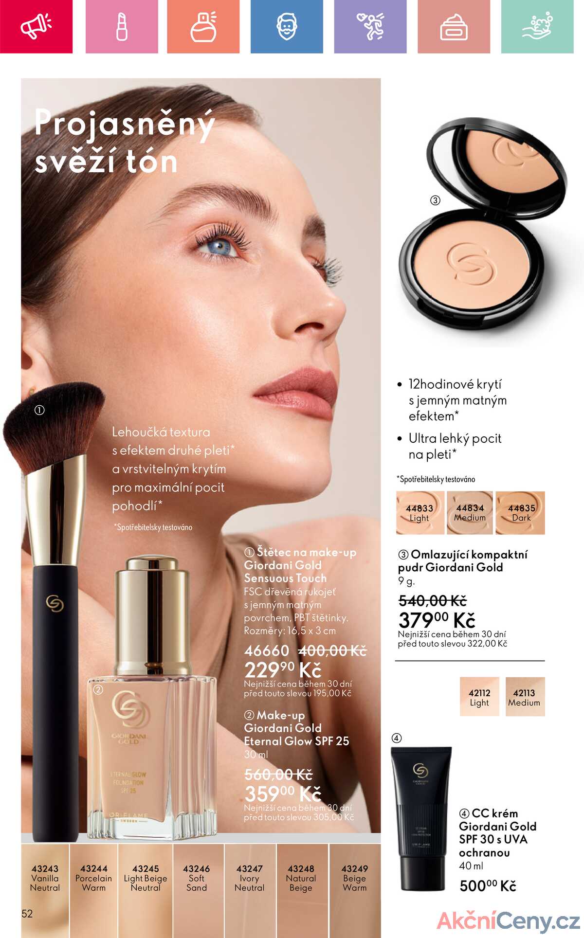 Leták Oriflame strana 52/164