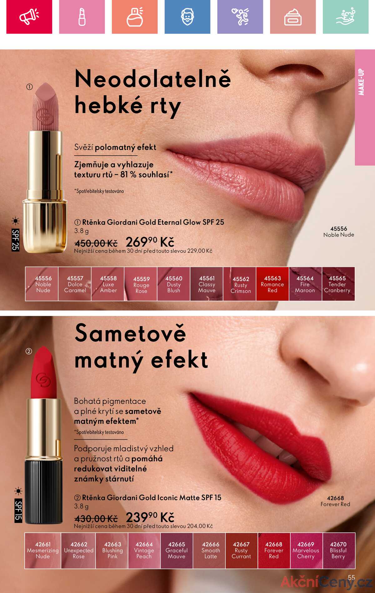 Leták Oriflame strana 55/164