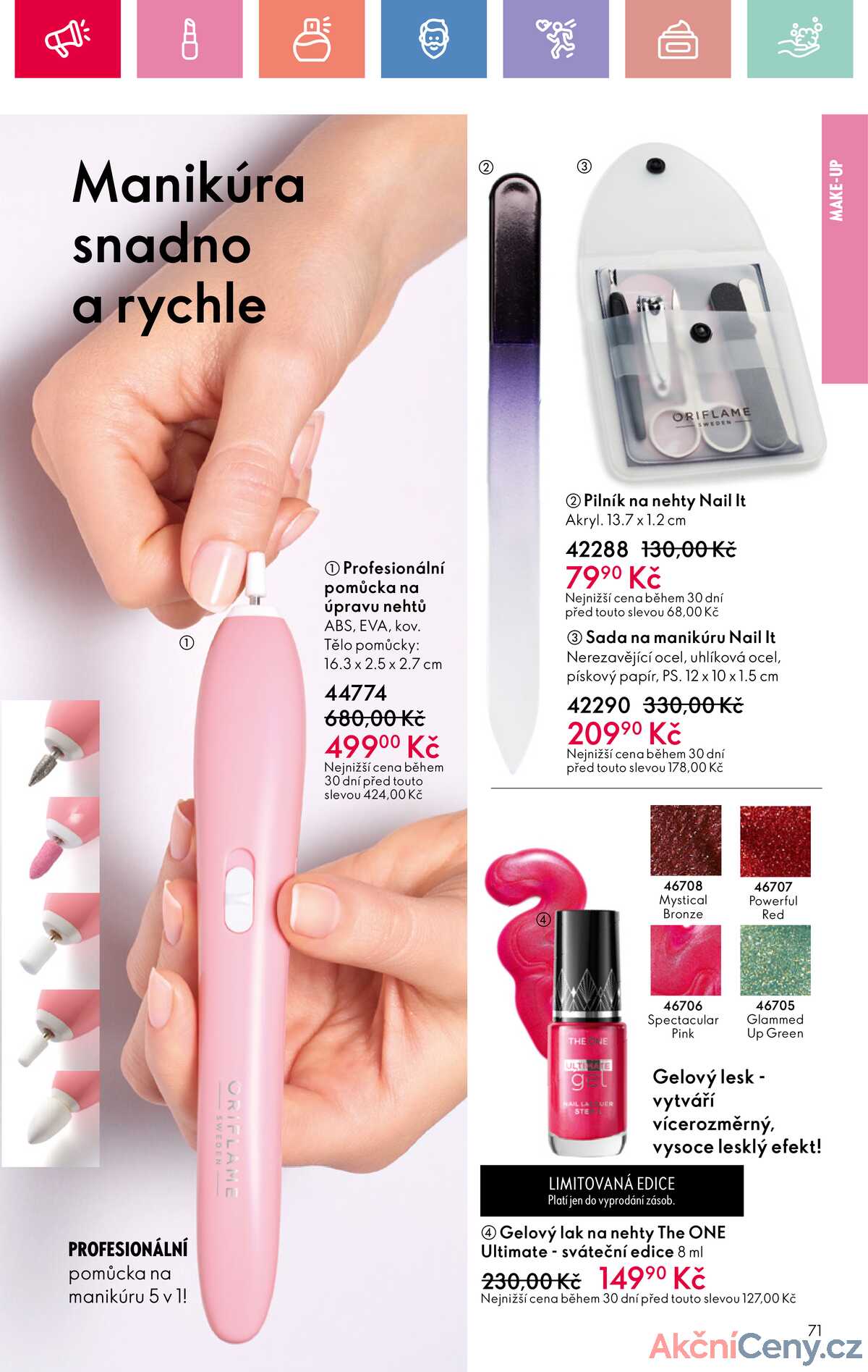 Leták Oriflame strana 71/164